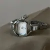 Sunlifex Diseño Único Reloj Dorado Retro para Mujer Exquisito Simple Moda Elegante Estilo Mediados de Siglo Reloj para Mujer