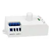 Sensor de radar de microondas inteligente 12-24VDC tiempo distancia sensible ajustable JHW-WB87-DC