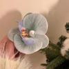 Didy No Tiene Miedo del Mismo Pasador Verde de Phalaenopsis Flor Lateral Flor Artificial Tocado Accesorios para el Cabello de Viaje a la Costa