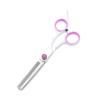 Tesoura para Pet 6 polegadas Tesoura Profissional para Corte de Pelo de Cachorro, Tesoura Curva para Aparar, Tesoura Adelgaçante para Gato, Tesoura para Tosquia de Pet