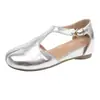 Zapatos de Ballet Únicos de Diseñador con Dedos Separados para Mujer, Nuevo Estilo Primavera/Verano, Tacón Oculto, Sandalias de Punta Cerrada, Zapatos de Pezuña de Cerdo, Zapatos de Boca Baja