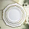 Pratos de jantar de exportação transfronteiriça, pratos de servir domésticos, pratos para bife, pratos de papel, conjuntos descartáveis para festas e reuniões, pratos multiuso