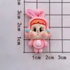Novo produto rosto brilhante bebê chorando desenho animado menina resina acessórios diy cola creme capa de celular copo d'água sapatos acessórios acessórios