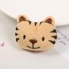 Accesorios de Cabeza de Animal de Peluche de Dibujos Animados Sombrero de Tigre Gato Accesorios para Ropa Zapatos Rellenos de Algodón DIY Calcetines Guantes Materiales Decorativos