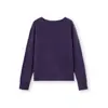 Suéter de Felpa Pequeña para Ropa de Hong Kong y Americana, Capa Base de Lana+Cachemira para Mujer, Estilo Otoño e Invierno, Capa Interior de Felpa