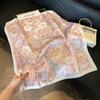 [Estilo Floral] Pañuelo de Seda Amazon Transfronterizo para Mujer 2025 Nuevo Regalo Delgado de Alta Gama para Mamá Pañuelo Cuadrado de 70