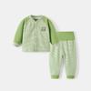 Traje de Terciopelo Alemán para Bebé Otoño e Invierno para Niños y Niñas Pantalones de Cintura Alta Cálidos para Bebé Invierno Traje de Cárdigan Básico Ropa para Recién Nacido