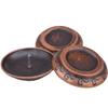 Bandeja de moxibustión bandeja de moxibustión incienso fijo venta al por mayor base para barra de moxa vintage soporte para aparato de barra de moxa placa gris