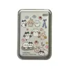Porta-Cartão Magnético Desenho Animado Fofo Adequado para Apple Magsafe 17Promax Couro 16Pro Cartão de Acesso 15Pr