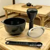 Juego de Batidores de Plástico Multicolores para Té, Juego Completo de Herramientas para Preparar Matcha, Herramientas para Ceremonia del Té Antiescaldables y Resistentes a la Rotura
