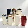 Taza termo para café con pantalla de temperatura, regalo al por mayor, alto valor estético, taza de viaje portátil, diseño nuevo y simple, taza de acero inoxidable 316