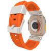 Adequado para Apple Watch Ultra9876543210 Geração Se Mecha Explorer Pulseira de Relógio de Silicone com Pontos Elevados