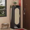 Zapatero plegable para uso doméstico, zapatero simple multifuncional de varias capas para dormitorio y vivienda de alquiler, mueble de almacenamiento para recibidor contra la pared