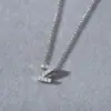 Cadena para Clavícula con Letra Full Diamante Estilo Personalidad Trendy Europeo y Americano, Cadena de Clavícula en Capas, Collar Versátil Estilo Nicho de Lujo Ligero
