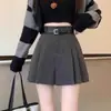 Falda Media de Lana Falda Corta de Cintura Alta Estilo Otoño Ropa para Mujer 2026 Nuevo Estilo Combinación con Suéteres Falda de Línea A Falda Lápiz Falda Bodycon