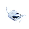 Carregador portátil sem fio magnético com carregamento super rápido, 10000 mAh, vem com cabo embutido, adequado para relógios, fones de ouvido e fontes de alimentação móveis