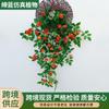 Simulação Victoria rosa bicolor pendurado na parede em estoque simulação flor rosa pendurado na parede decoração de casamento para casa