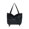 Bolso Tote de Alta Gama Estilo Coreano de Nicho con Lazo y Estrella para Mujer, Nuevo Modelo 2025, Bolso de Hombro Dulce y Moderno de Gran Capacidad