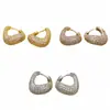 Pendientes de alta gama, modernos y a la moda, estilo nicho, versátiles para el uso diario, pendientes de aro brillantes retro franceses