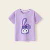 Roupa infantil feminina algodão puro estilo ocidental moda infantil camiseta manga curta tesouro masculino cor sólida série desenho animado combina com tudo moda coreana camiseta