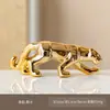 Adornos Cerámicos Nórdicos, Decoraciones para Mueble de TV de Sala, Adornos para Gabinete de Vino, Adornos Creativos de Leopardo, Colección Popular Transfronteriza