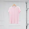 Camiseta Wolen Sea Dragon 26 Verão SST027R0W Estilo Novo Mistura de Algodão e Linho Confortável Respirável Fresca Gola Redonda Manga Curta