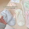 Calcetines náuticos invisibles para mujer, finos, de verano, de algodón, de color liso, cortos, de boca baja y sin talón, de malla.