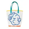 Bolsa de Mão de Gelatina em PVC Bolsa de Praia Bolsa Transparente Verão Feminina Viagem Bolsa para Celular Bolsa de Armazenamento Fofa Grande Capacidade