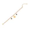 [Bingmeng] Pulsera de perlas de moda transfronteriza europea y americana, pulsera de acero inoxidable con ojos personalizados NB516