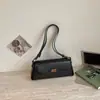 Bolso de mano de cuero de alta calidad, gran capacidad, color sólido 2026, nuevo, casual, con cadena, cruzado, al hombro, debajo del brazo, para mujer