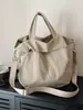 Bolso de Mano de Nylon de Gran Capacidad Casual para Mujer 2026 Nuevo Bolso Tote Simple Color Sólido de Moda Versátil Bolso Cruzado