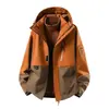 Chaqueta Tres en Uno para Hombre para Exteriores 2026, Otoño/Invierno, Impermeable Cortavientos Desmontable, Ropa de Senderismo para Parejas