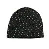 Gorro Oversized de Bolinhas Estilo Coreano para Mulheres, Conjunto Versátil Elegante de Chapéu Pulôver e Cachecol Doce e Descolado para Outono, Afina o Rosto