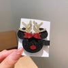 Accesorios para el cabello navideños para niños, pajarita, alce, pinza para pico de pato, fruta, arenas movedizas, flequillo para niña, tocado