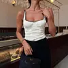 Nuevo Estilo Primavera/Verano 2026 Elegante Top de Oficina para Mujer, Modelo Básico Transfronterizo Europeo y Americano, Chaleco de Color Sólido Ajustado
