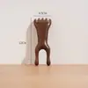 Peine de Madera Original del Año del Caballo Hecho de Sándalo Dorado, Peine de Masaje Lindo y Multifuncional para la Relajación de los Meridianos de la Cabeza, Venta al por Mayor desde el Fabricante
