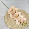 27 cores, nova orquídea impressa em 3D com 9 cabeças, flor artificial, para decoração de casamento e casa, atacado