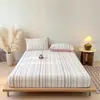 2026 Novo Modelo 100% Algodão Fio 60 Jacquard Lavado Série de Lençol de Elástico Individual 120*200cm Lençol de Elástico Individual Alice-Jiao
