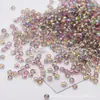 4/6/8mm Cristal Austríaco de Qualidade Super Flash Contas Planas Contas em Roda Material para Pulseira Colar com Contas DIY Contas Soltas