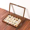 Caja de Joyería a Prueba de Polvo con Tapa para Pulseras, Anillos, Collares, Pendientes y Coleccionables - En Stock
