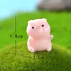 Jardinería de Micro paisajismo Plantas en Maceta Adornos Pequeños Caja de Regalo Envío de Flores Pareja Cerditos Pequeños Accesorios Pequeños DIY Dibujos Animados Transfronterizos Mini Cerditos