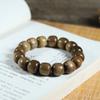 Pulseira de Nanmu Dourado Material Antigo para Homens 2.0 Contas de Buda de Agarwood Qinan para Mulheres Pulseira de Rosário Pequeno 108 Brinquedo Cultural Fabricante Atacado