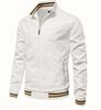 Nova jaqueta casual de comércio exterior transfronteiriço masculina fábrica Amazon direto primavera e outono esportes cor sólida jaqueta masculina masculina