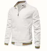 Novidade 2022 Jaqueta casual masculina Amazon primavera outono esportiva cor sólida casaco masculino em estoque
