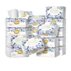 Pacote único de lenço de papel à base de plantas para uso doméstico, guardanapos em atacado, pacote econômico, lenço macio e espesso de cinco camadas, atacado do fabricante de lenço facial
