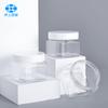 68 dentes 150ml branco transparente boca larga garrafa plástico PET soprado garrafa para sub-embalar produtos alimentícios cosméticos cuidados com a pele