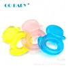 QQBABAY dispositivo para morder dientes de bebé monocolor dibujos animados de agua elefante pegamento para dientes abeja dispositivo para la salud dental infantil morder música