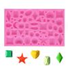 Venta directa de fábrica, marco de fondant, guirnalda, botón, gema, mousse, molde de silicona, molde decorativo de epoxi, molde de chocolate