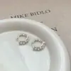 Brincos de Pérola Cravejados com Diamantes Personalizados e Modernos para Mulheres, Brincos Redondos Geométricos Mais Vendidos no Estilo Ins, Estilo Coreano, Brincos Estilosos e Versáteis