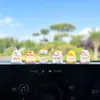 Adornos Creativos de Dibujos Animados "No Te Enojes" para Coche de Animales Pequeños, Decoración Interior de Vehículo Eléctrico, Artículos de Decoración para Pantalla Grande de Coche de Computadora